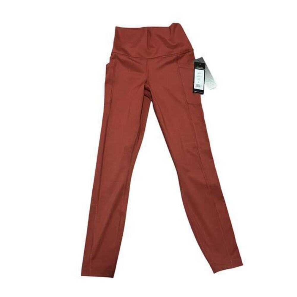 NWT Terracotta Yogalicious PowerLux Super Soft Hi Waist Leggings w/Pockets - S